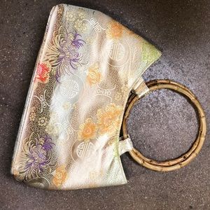 SOLD bamboo silk bag